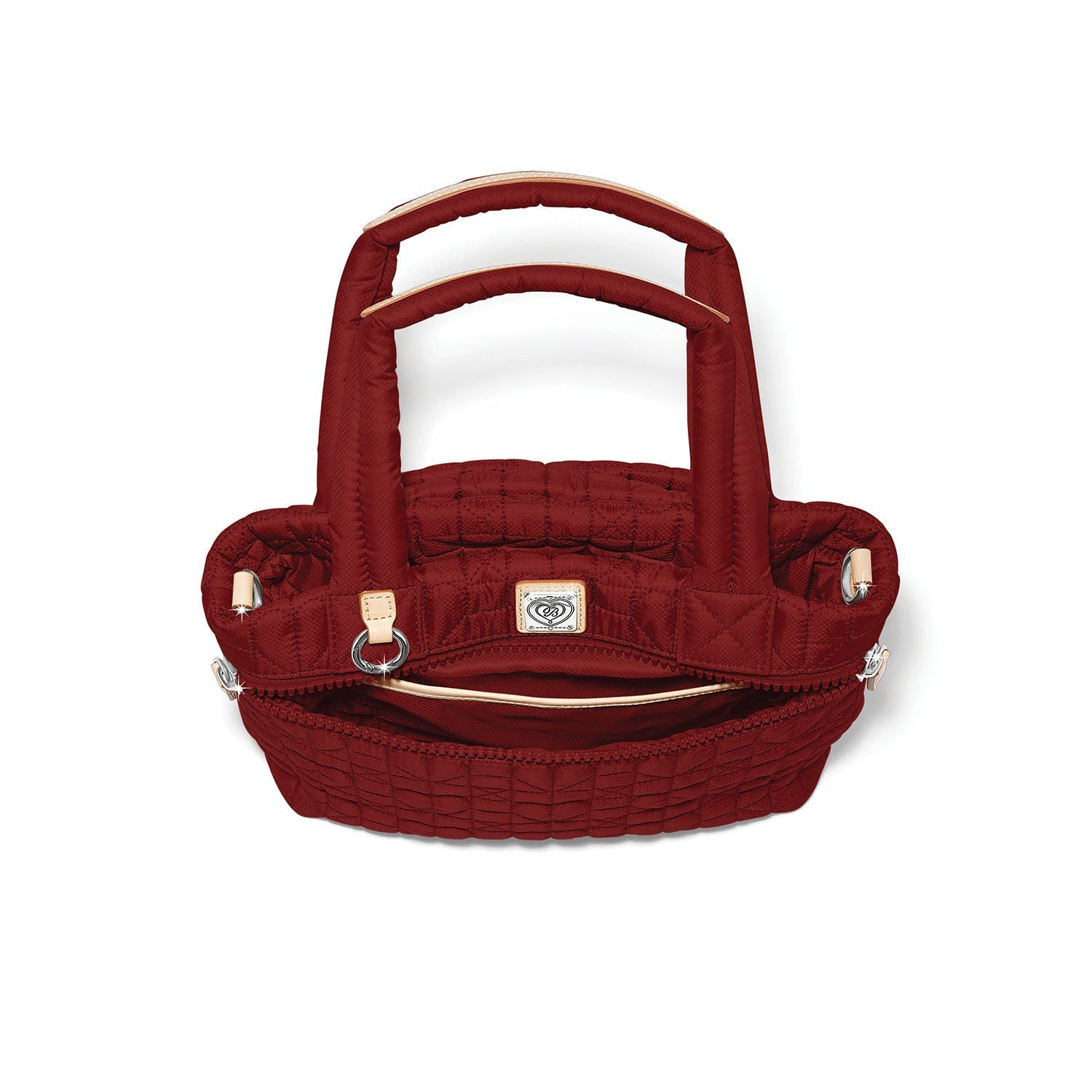Brighton Adrienne Small Tote | Heart Beat Collection | Garnet