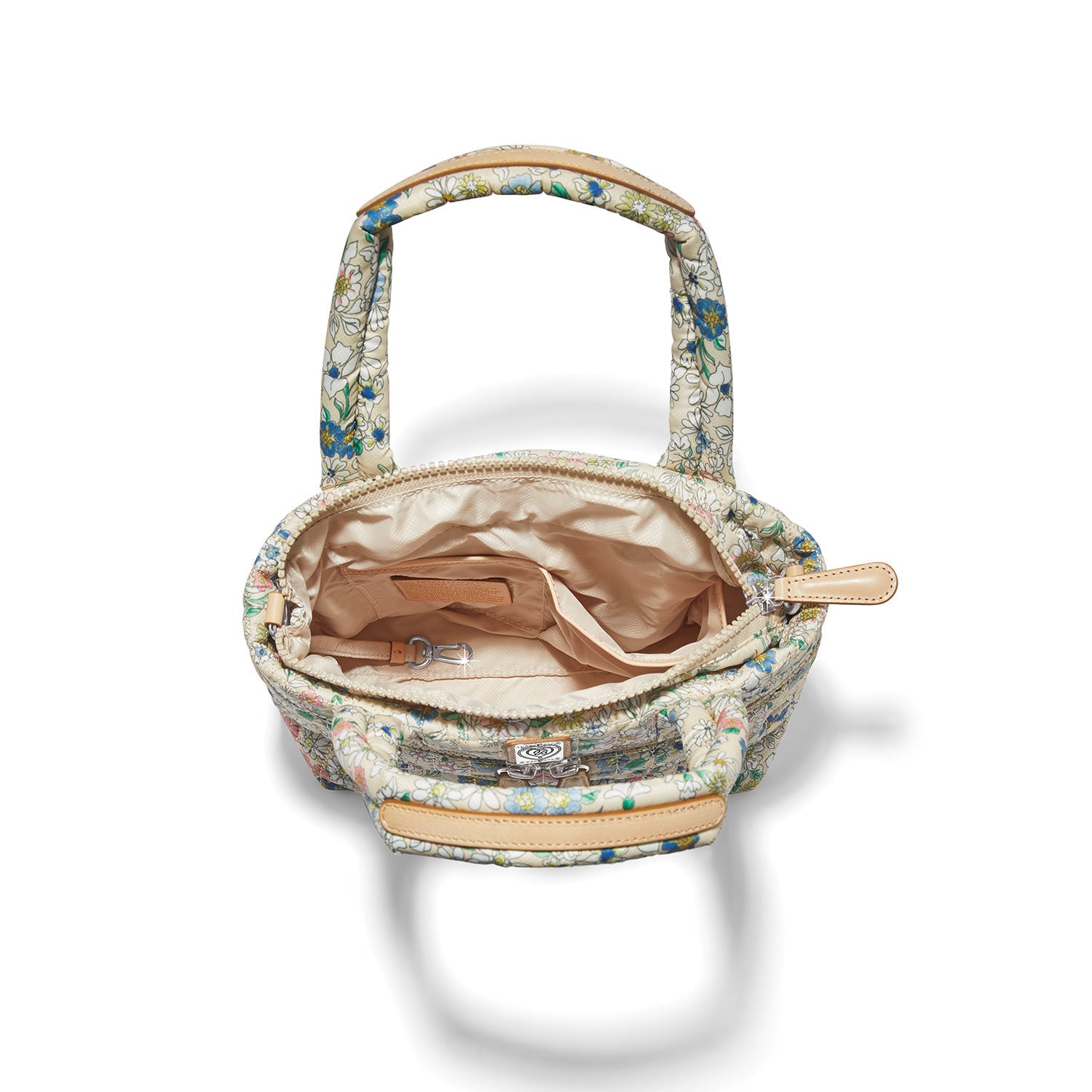 Brighton Adrienne Small Tote | Heart Beat Collection | Cottage Bloom - Juli's Wearable Art