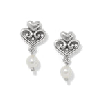 Brighton Alcazar Amor Pearl Post Drop Earrings - Juli's Wearable Art