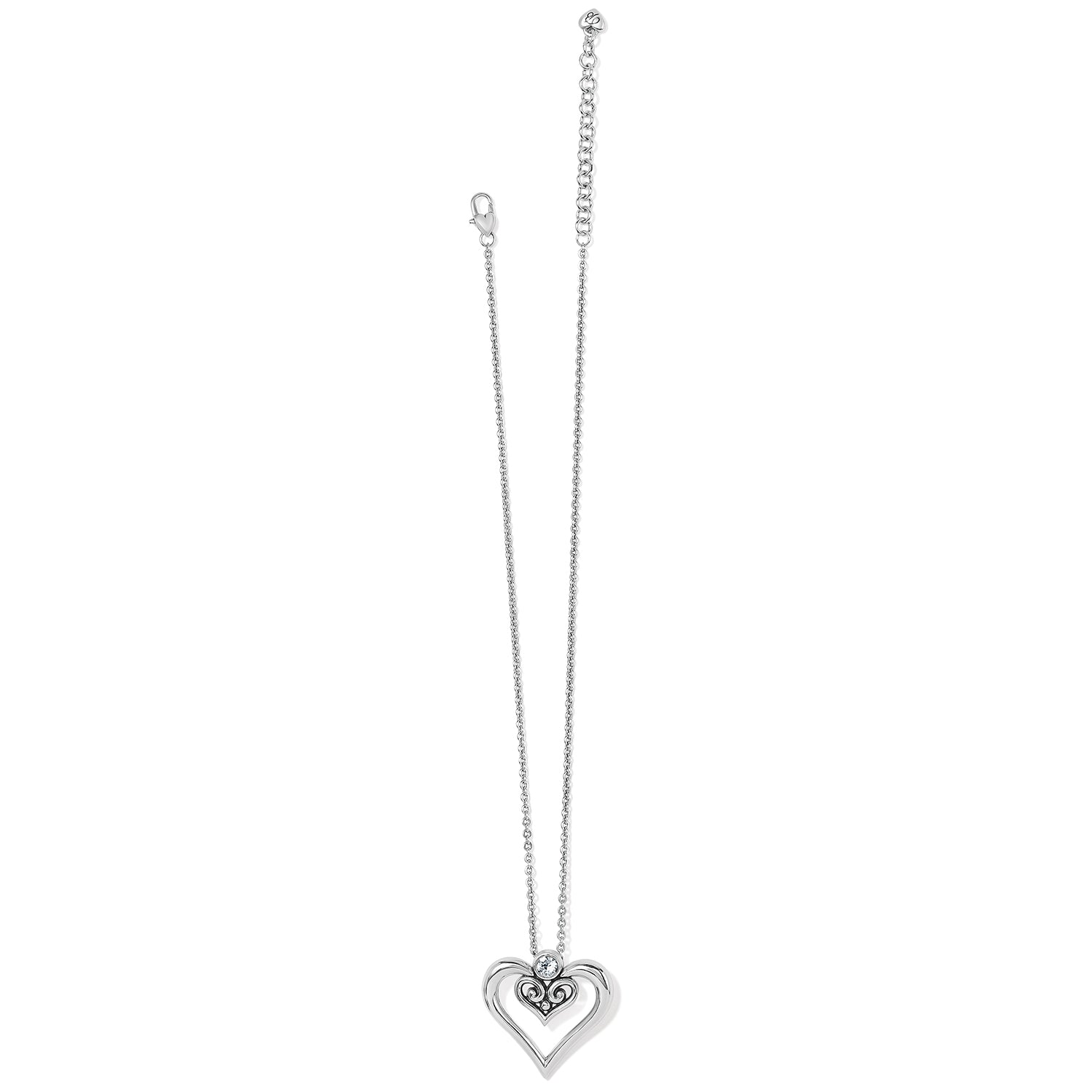 Brighton Alcazar Duet Heart Necklace - Juli's Wearable Art