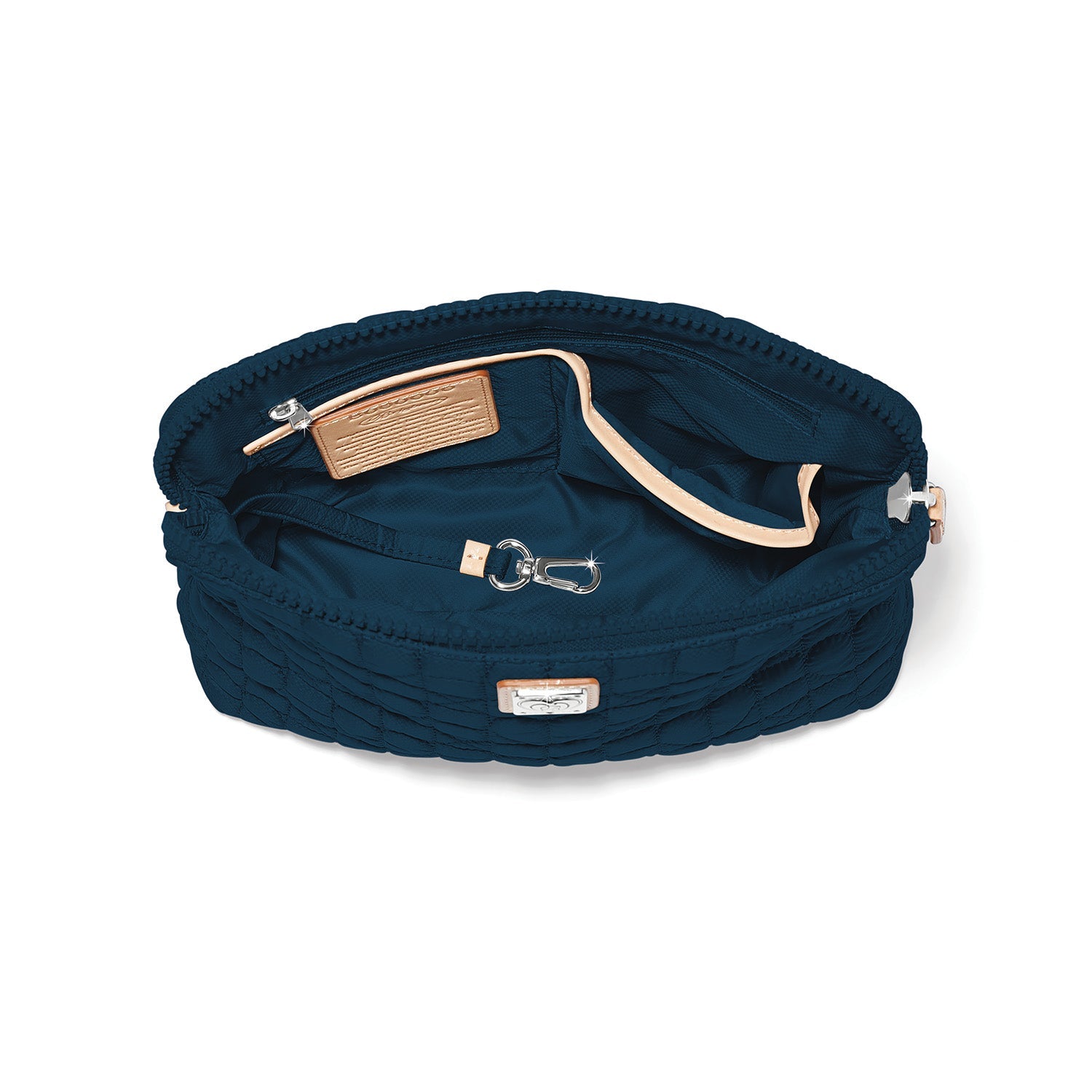 Brighton Alina Medium Cross Body Bag | Navy - Juli's Wearable Art