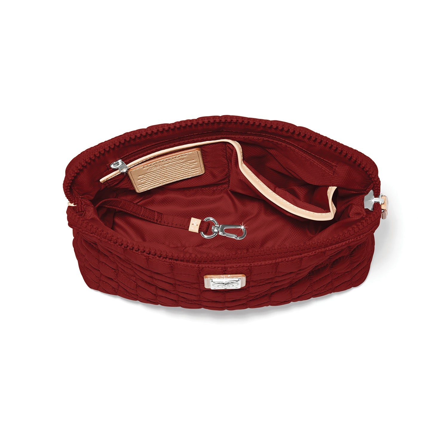 Brighton Alina Medium Crossbody Bag| Heart Beat Collection | Garnet - Juli's Wearable Art