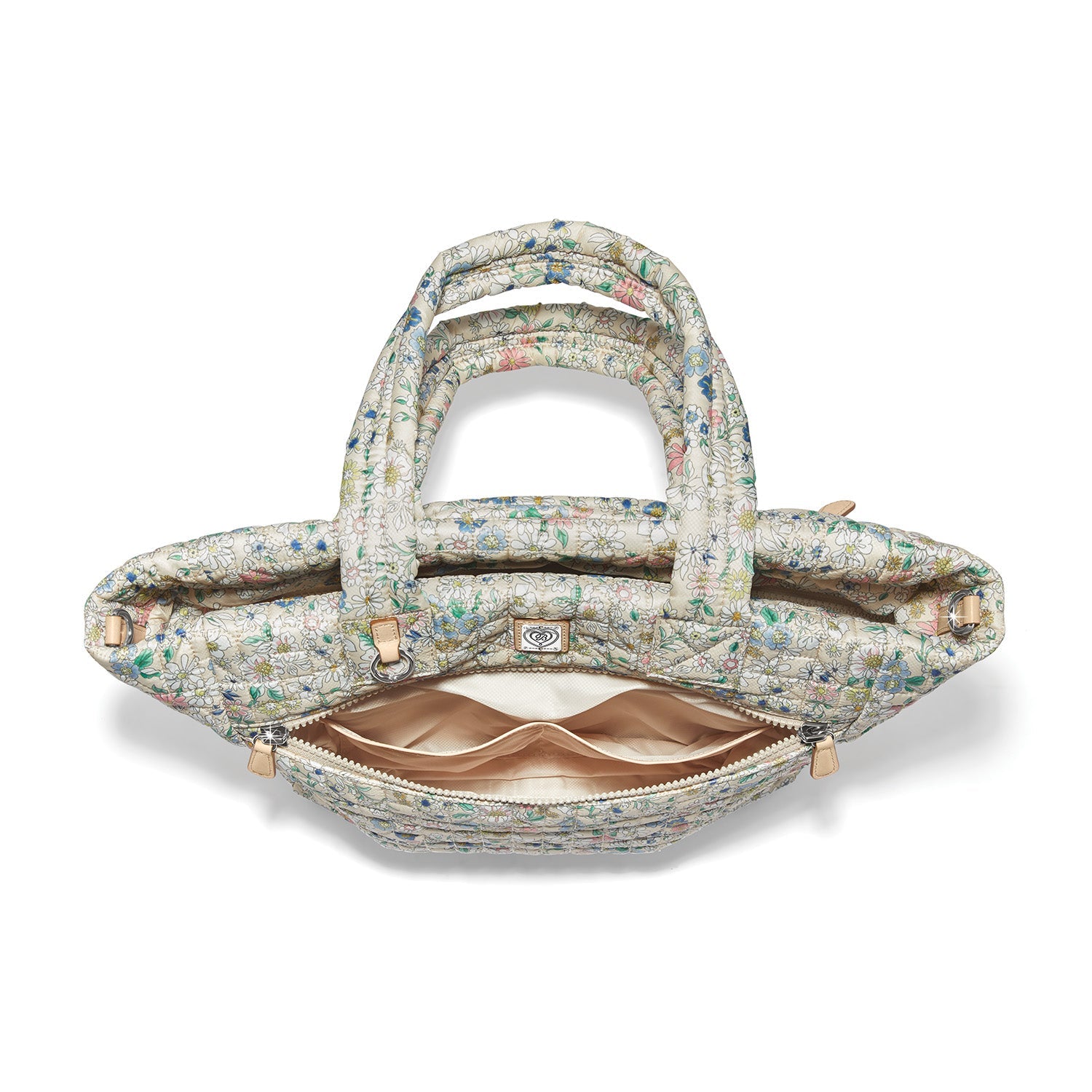 Brighton Amara Large Tote | Heart Beat Collection | Cottage Bloom - Juli's Wearable Art