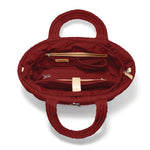 Brighton Amara Large Tote | Heart Beat Collection | Garnet - Juli's Wearable Art