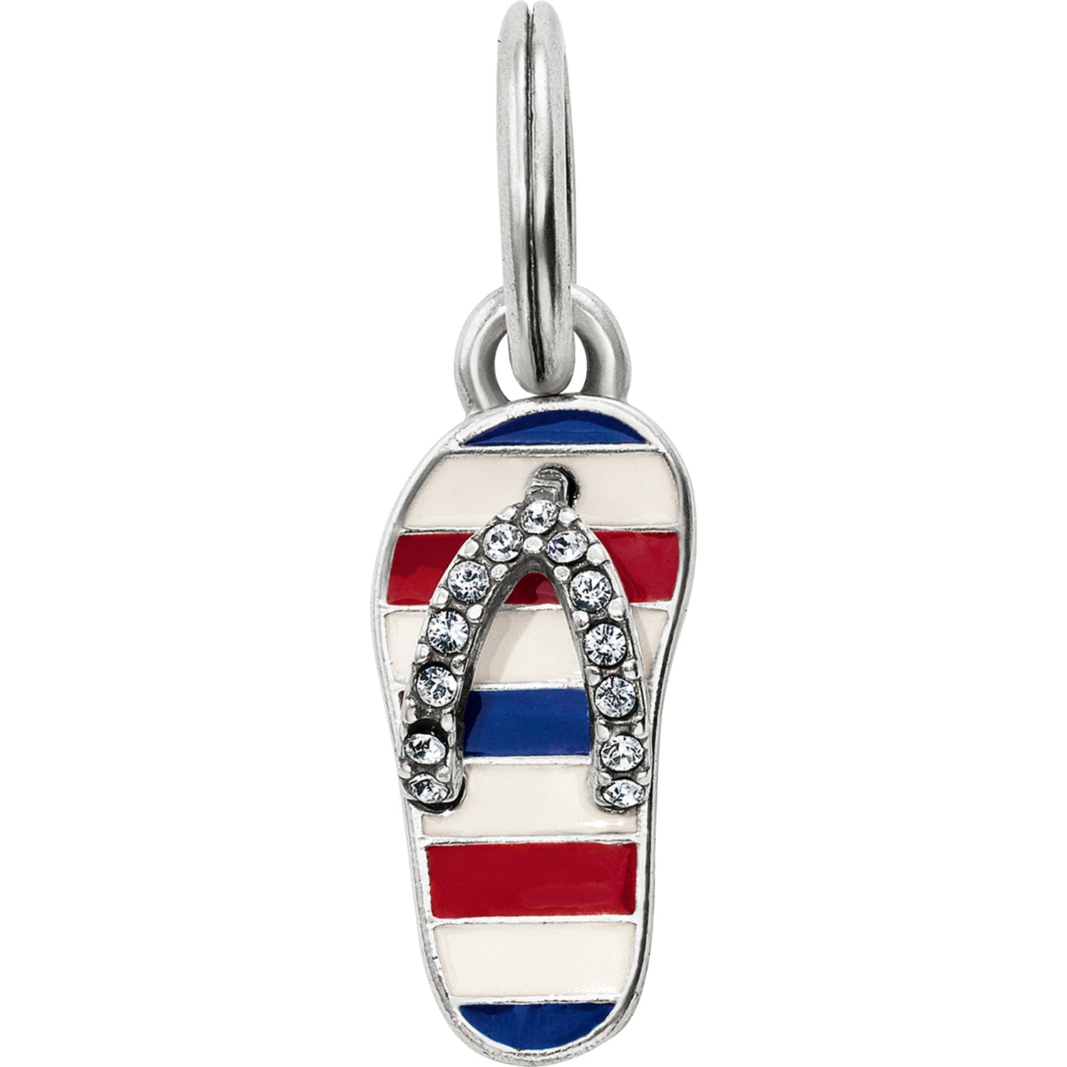 Brighton Americana Flip Flop Charm - Juli's Wearable Art