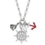 Brighton Americana Yacht Club Charm Necklace - Juli's Wearable Art