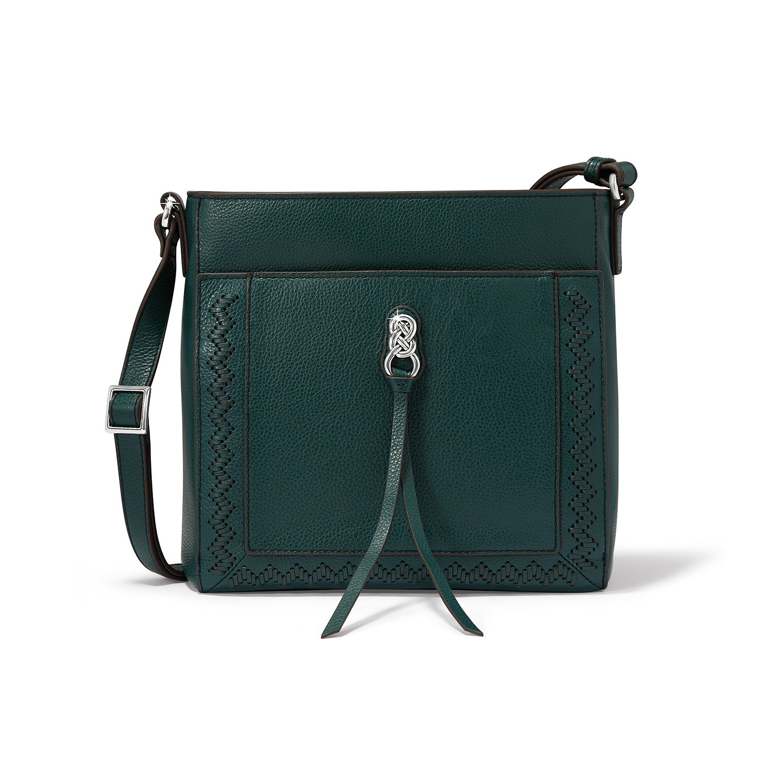 Brighton Astrid Organizer Handbag | Jewel Green Leather