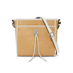 Brighton Astrid Straw Organizer Bag in White - Juli's Wearable Art