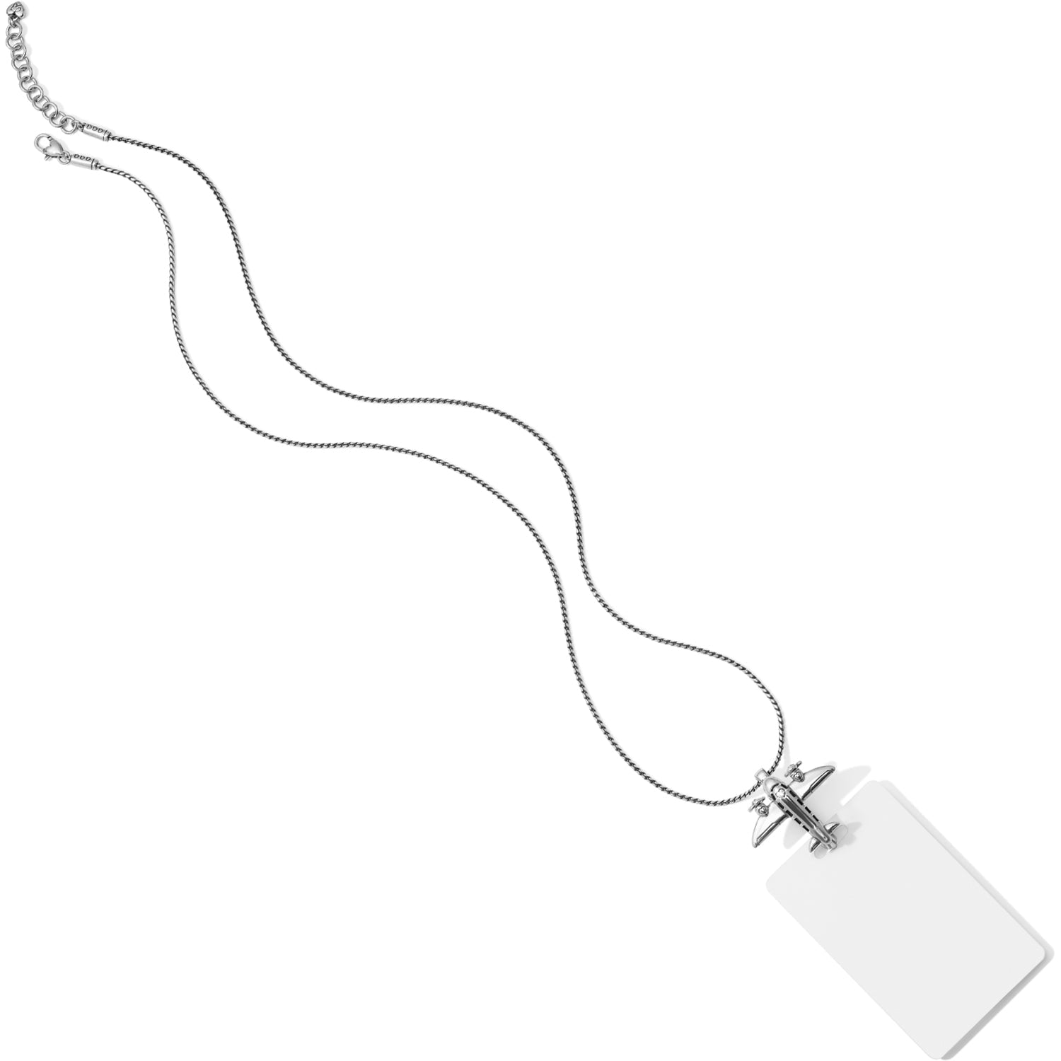 Brighton Aviator Badge Clip Necklace - Juli's Wearable Art