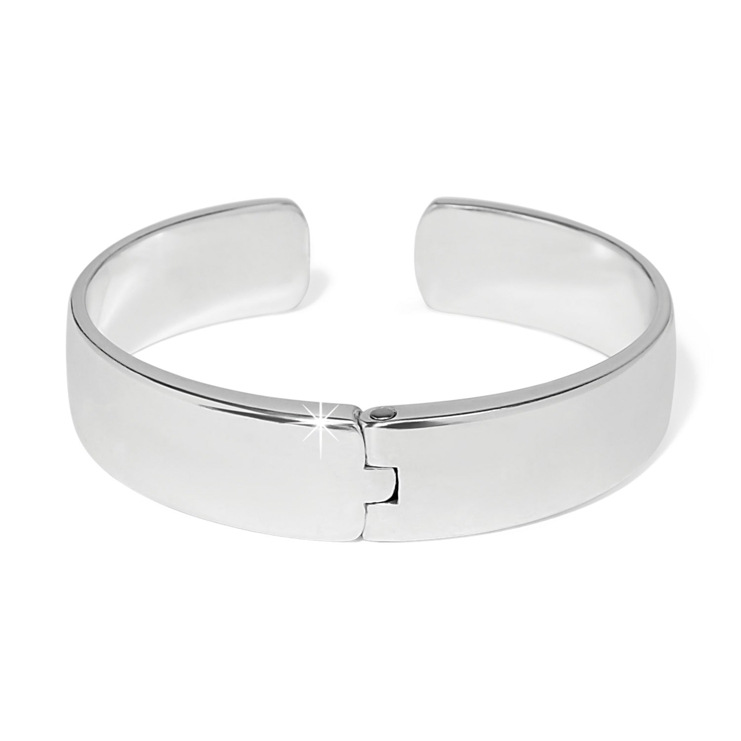 Brighton B You Hinged Bangle – Silver - Juli's Wearable Art