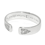 Brighton B You Hinged Bangle – Silver - Juli's Wearable Art