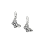 Brighton Bloom Butterfly Petite Post Drop Earrings - Juli's Wearable Art