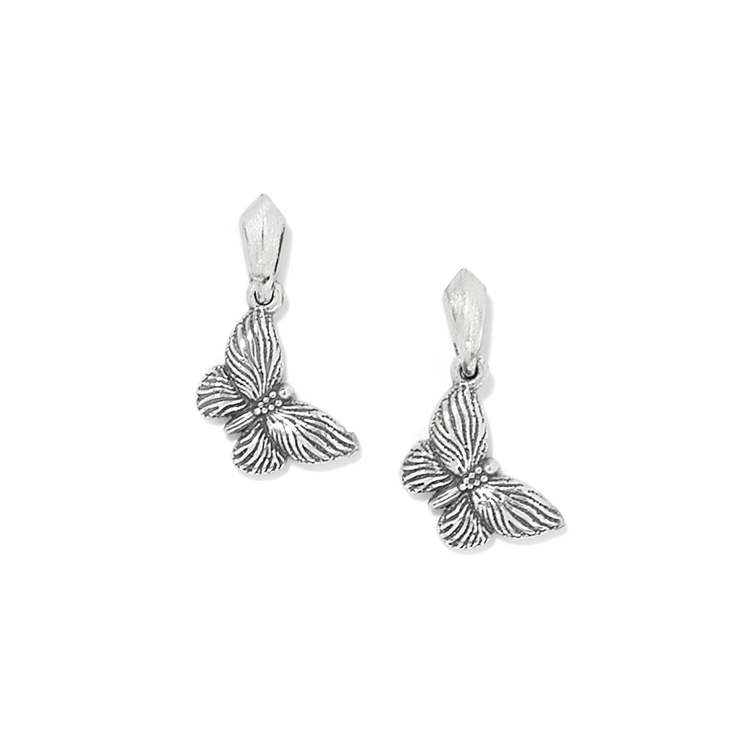 Brighton Bloom Butterfly Petite Post Drop Earrings - Juli's Wearable Art