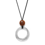 Brighton Brighton Cascade Rio Wood Ring Necklace - Juli's Wearable Art