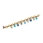 Brighton Brighton One Heart Multi Heart Bead Link Bracelet - Juli's Wearable Art