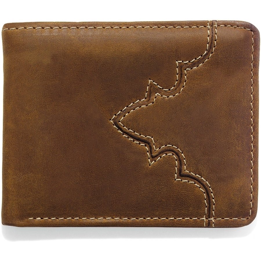 Brighton Brown Western Classic Passcase Wallet