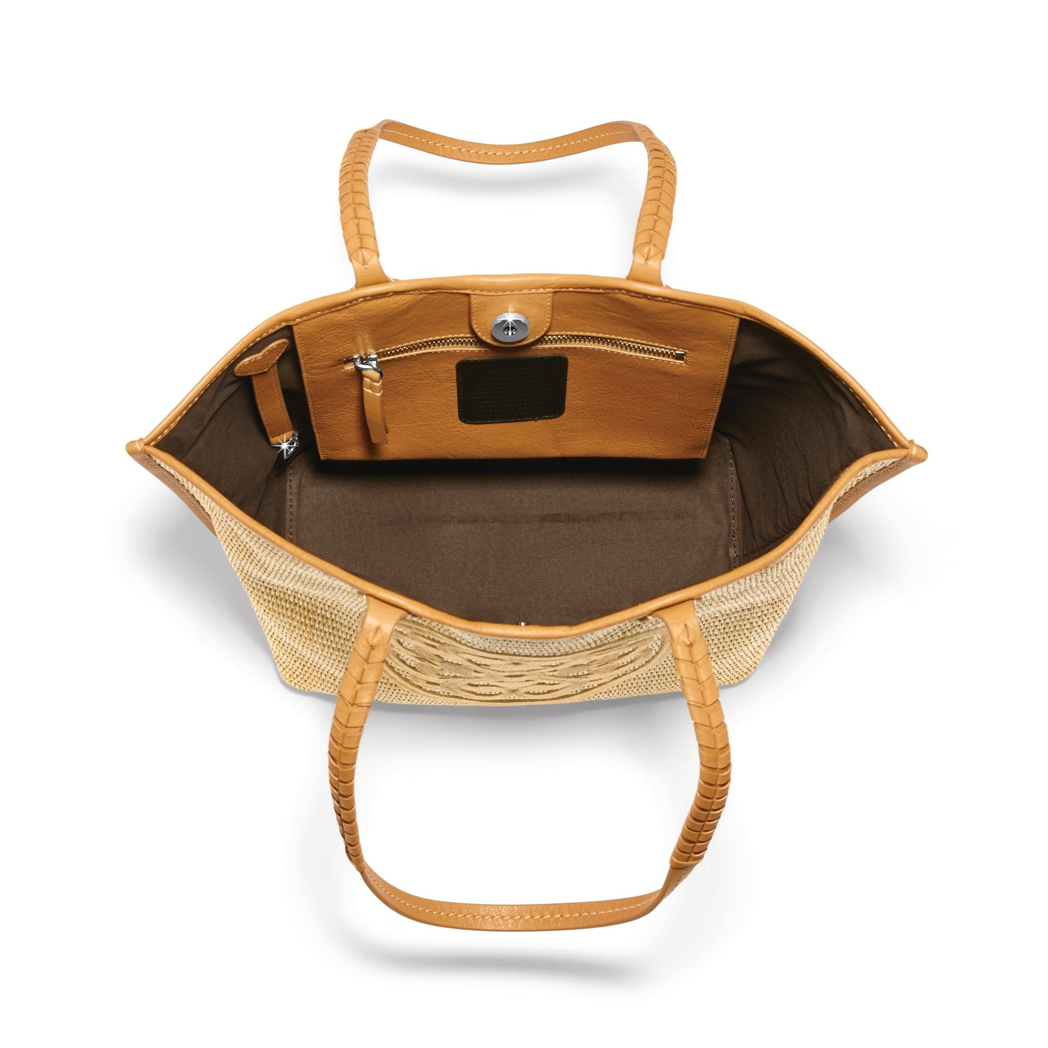 Brighton Bruna Large Straw Tote | Blonde - Juli's Wearable Art