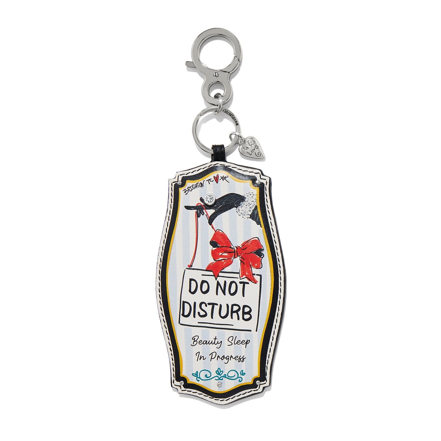 Brighton California Dreaming Do Not Disturb Handbag Fob Charm - Juli's Wearable Art