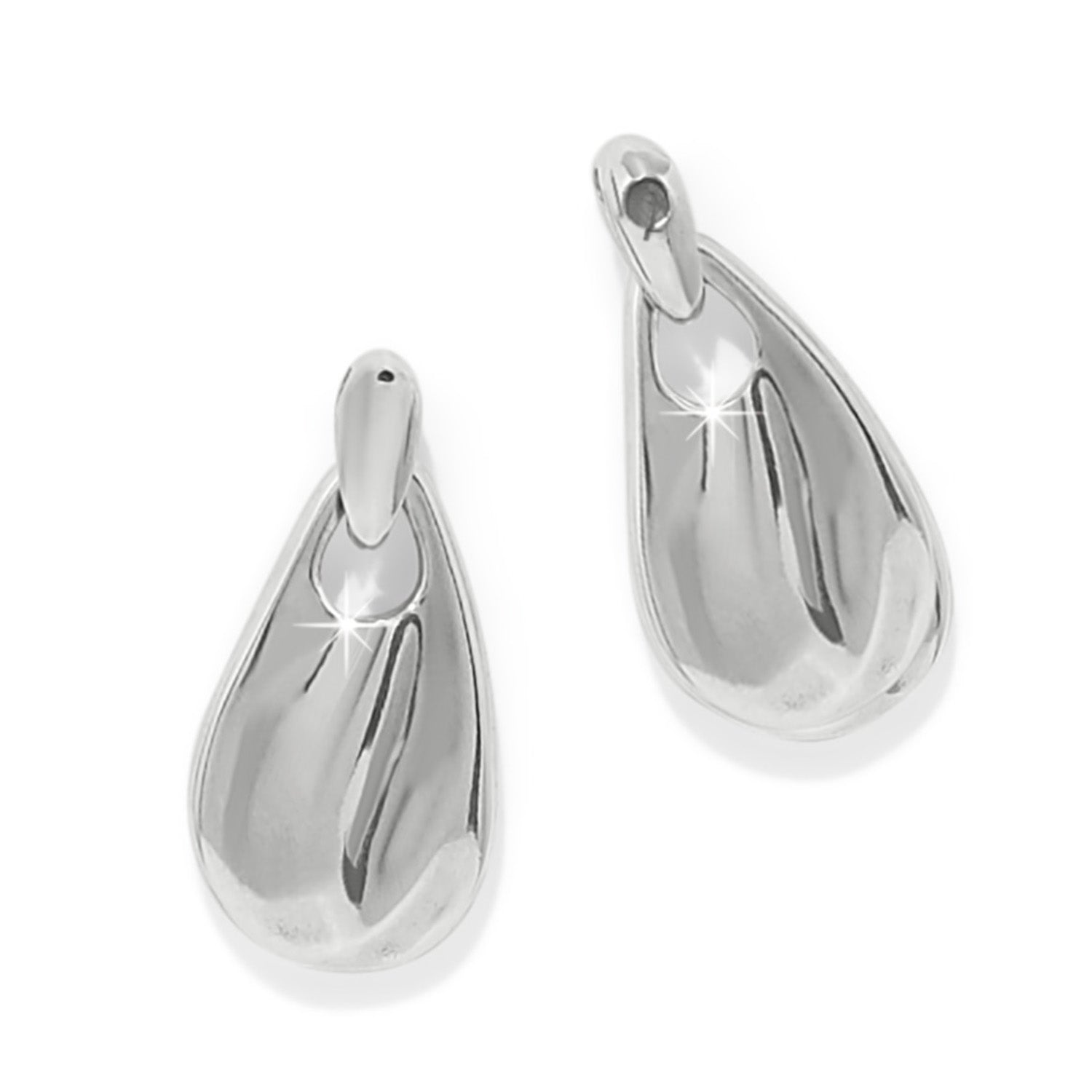 Brighton Cascade Drop Petite Post Earrings - Silver - Juli's Wearable Art
