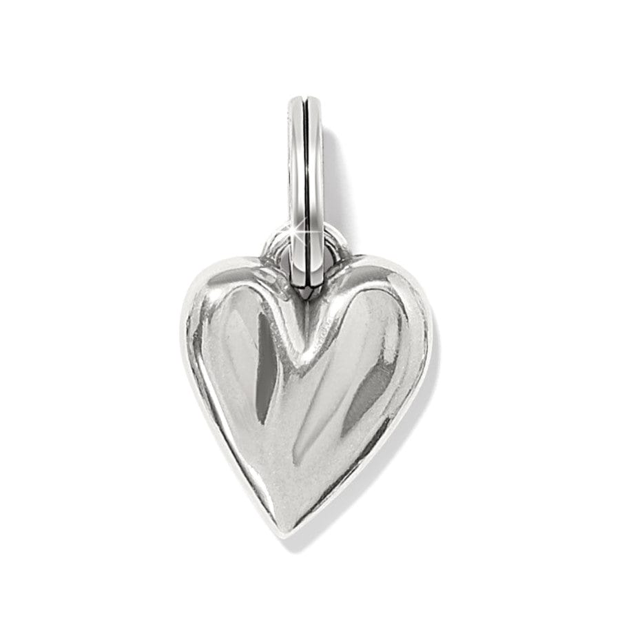 Brighton Cascade Heart Charm – Silver - Gold - Juli's Wearable Art
