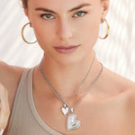 Brighton Cascade Heart Petite Necklace – Silver - Gold - Juli's Wearable Art
