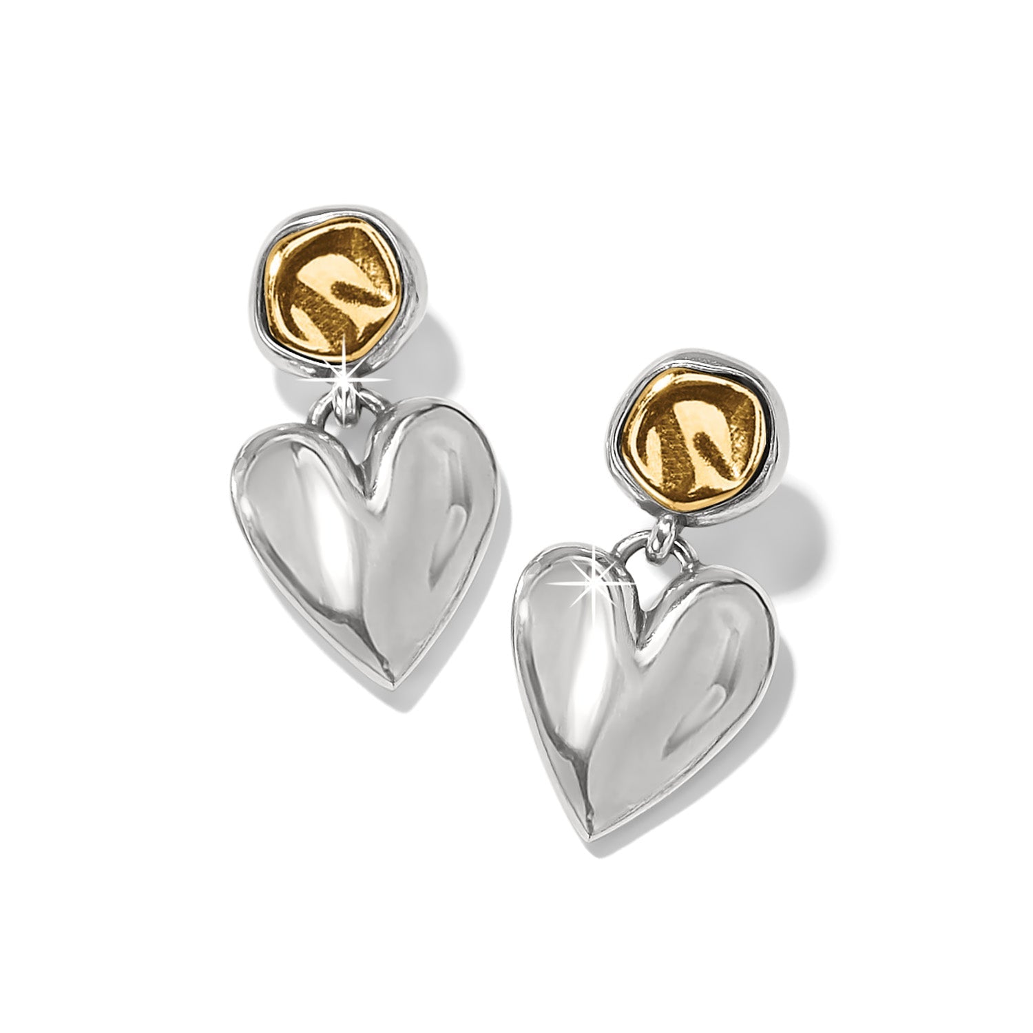 Brighton Cascade Heart Post Earrings - Juli's Wearable Art