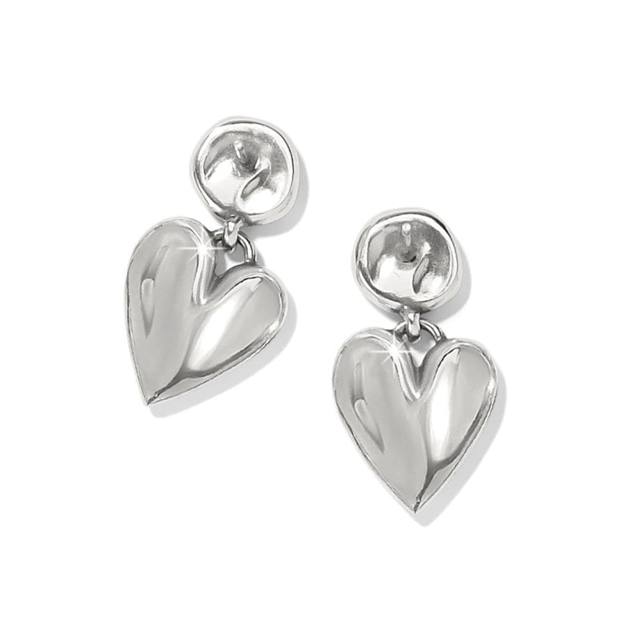 Brighton Cascade Heart Post Earrings – Silver - Gold - Juli's Wearable Art