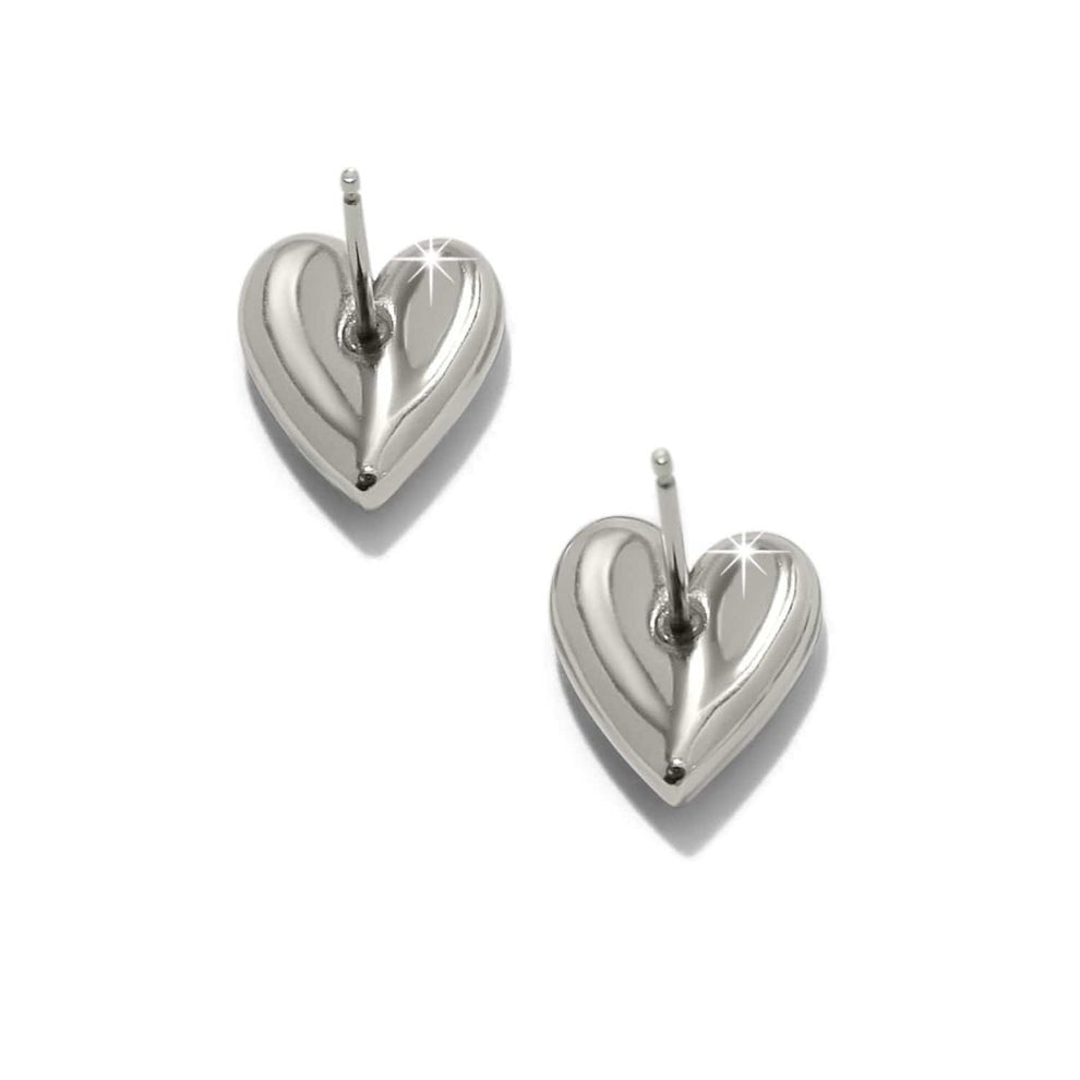 Brighton Cascade Heart Post Earrings Two Tone - Juli's Wearable Art