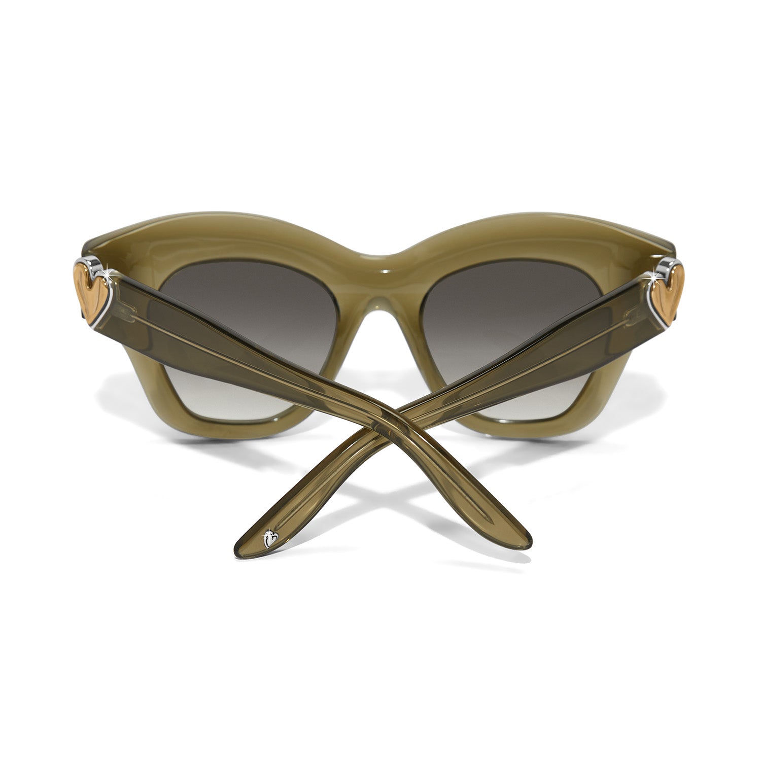 Brighton Cascade Heart Sunglasses | Sage Green
