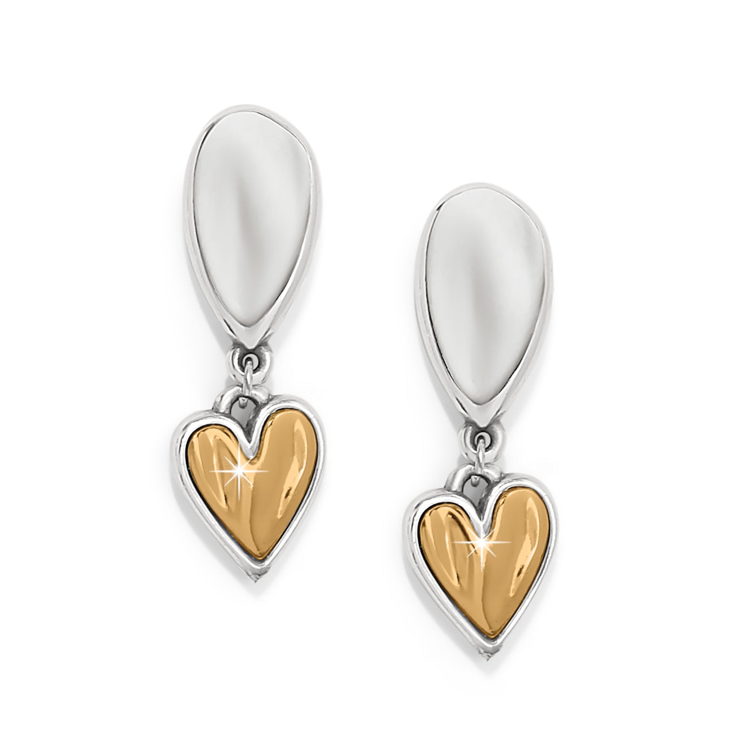 Brighton Cascade Heart Unity Post Drop Earrings - Juli's Wearable Art