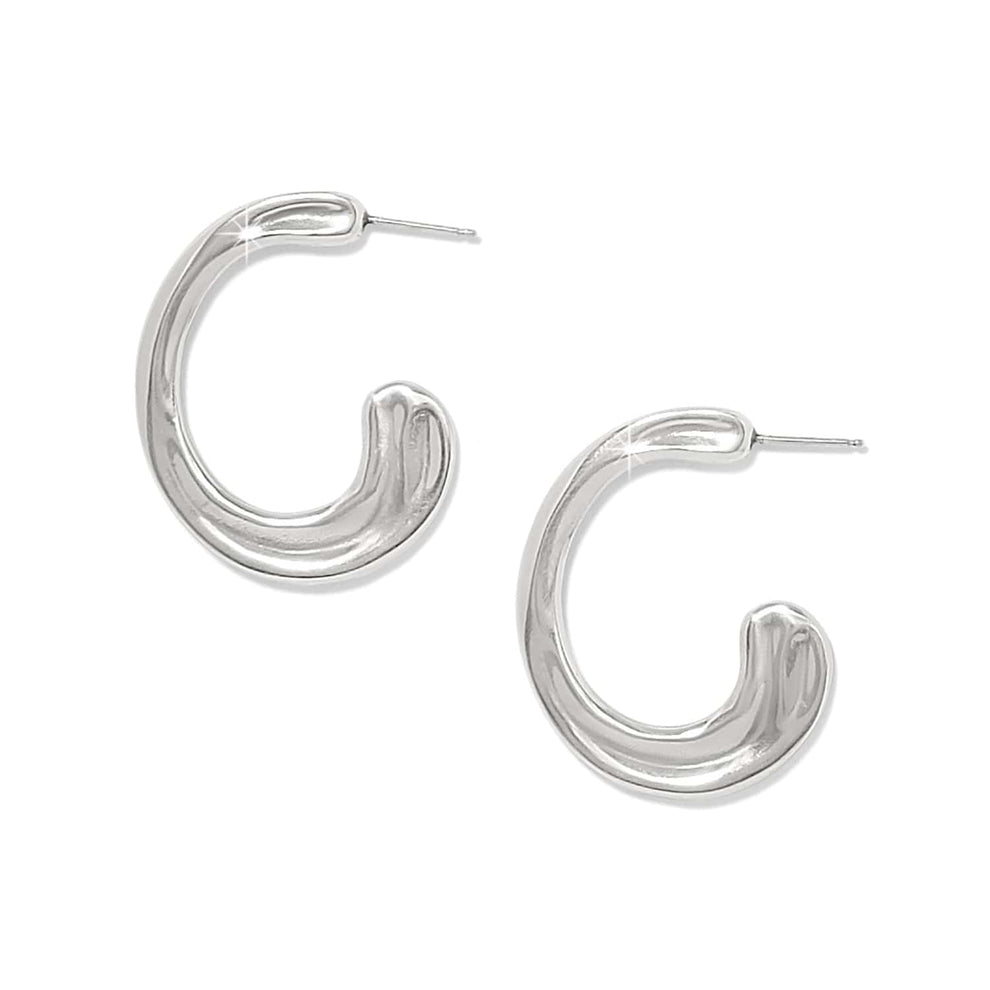 Brighton Cascade Hoop Earrings – Silver - Juli's Wearable Art