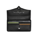 Brighton Cascade Large Wallet | Black Chocolate - Juli's Wearable Art