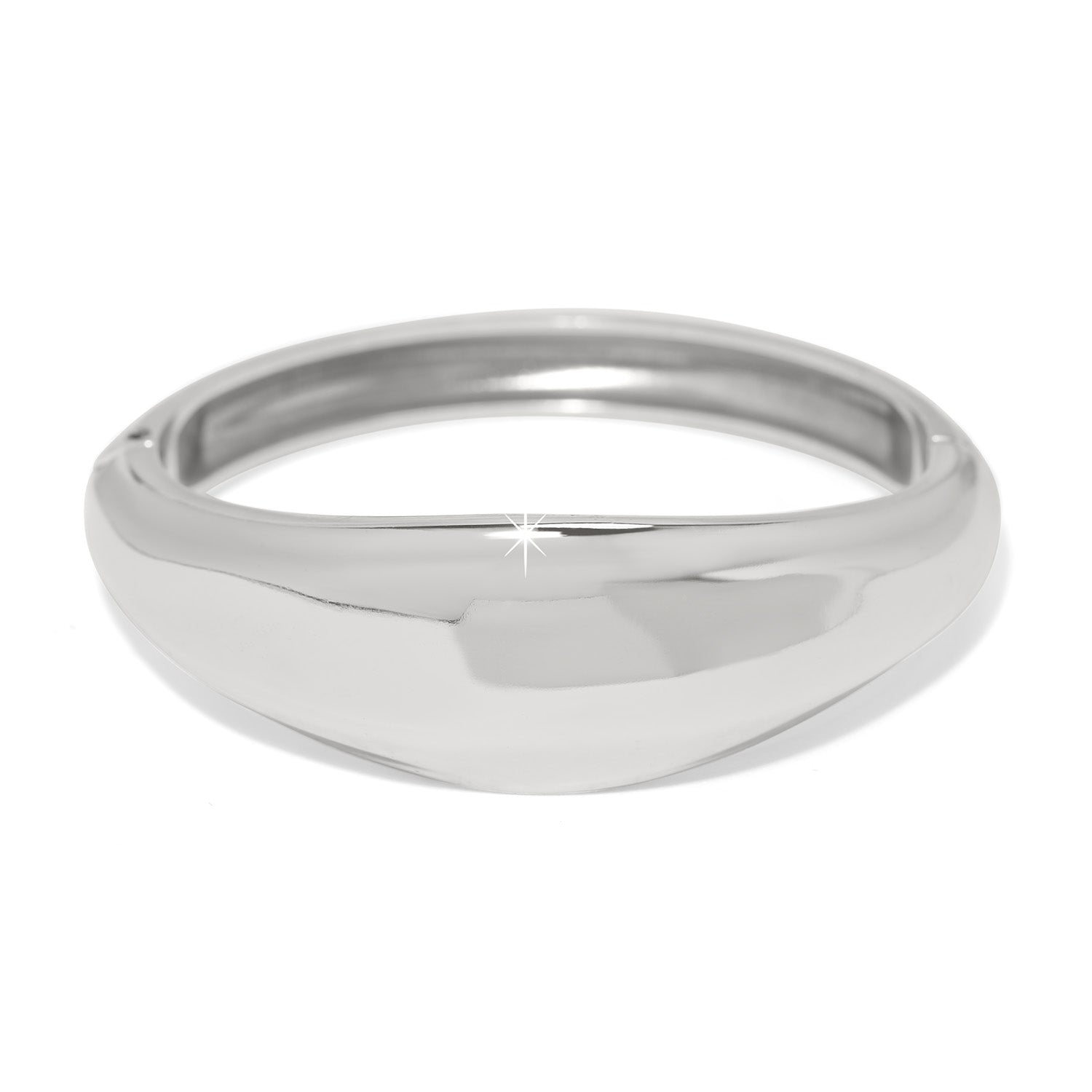 Brighton Cascade Lumina Hinged Bangle - Silver - Juli's Wearable Art