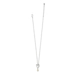 Brighton Cascade Open Heart Pearl Petite Necklace - Juli's Wearable Art