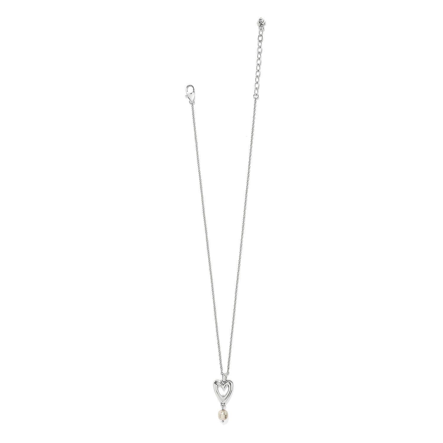 Brighton Cascade Open Heart Pearl Petite Necklace - Juli's Wearable Art