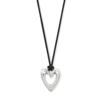 Brighton Cascade Open Heart Petite Cord Necklace - Juli's Wearable Art