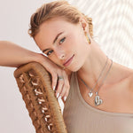 Brighton Cascade Reversible Heart Necklace – Silver - Gold - Juli's Wearable Art