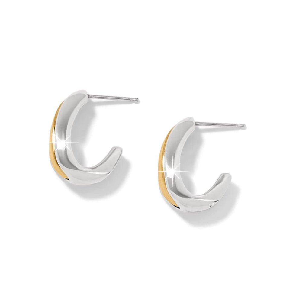 Brighton Cascade Two Tone Hoop Earrings – Silver - Gold - Juli's Wearable Art