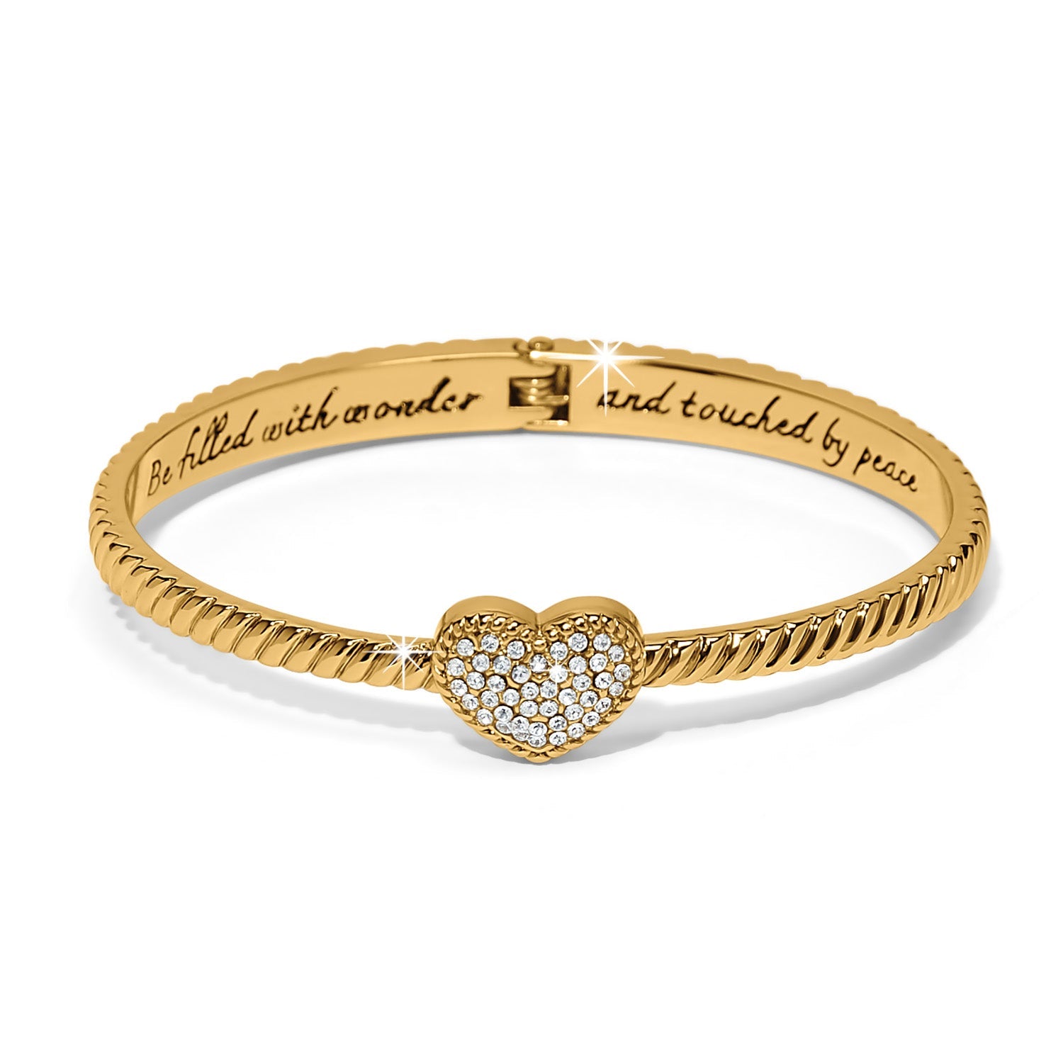 Brighton Celestia Heart Hinged Bangle - Juli's Wearable Art