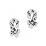 Brighton Christmas Candy Cane Mini Post Earrings - Juli's Wearable Art
