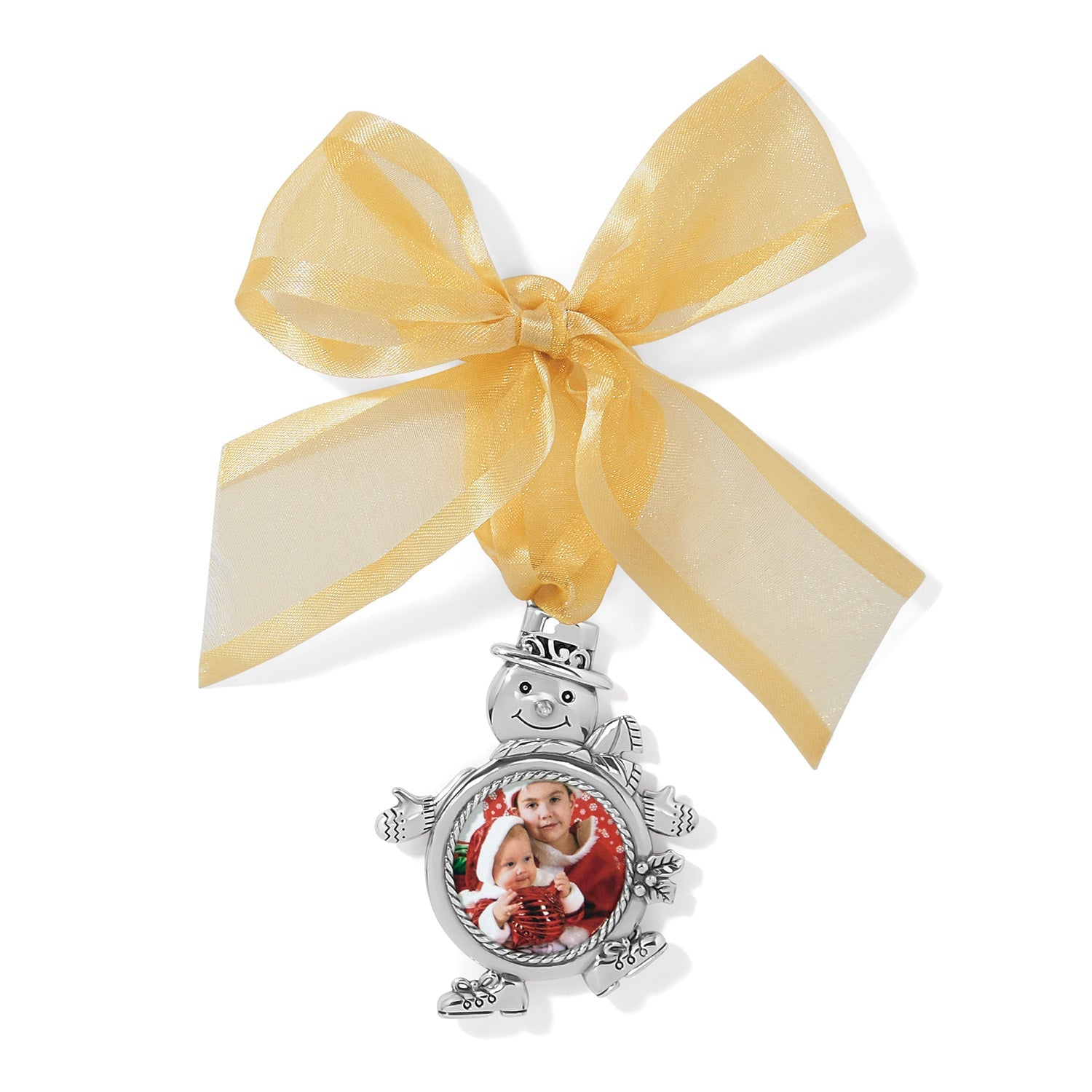 Brighton Christmas Snowman Photo Ornament