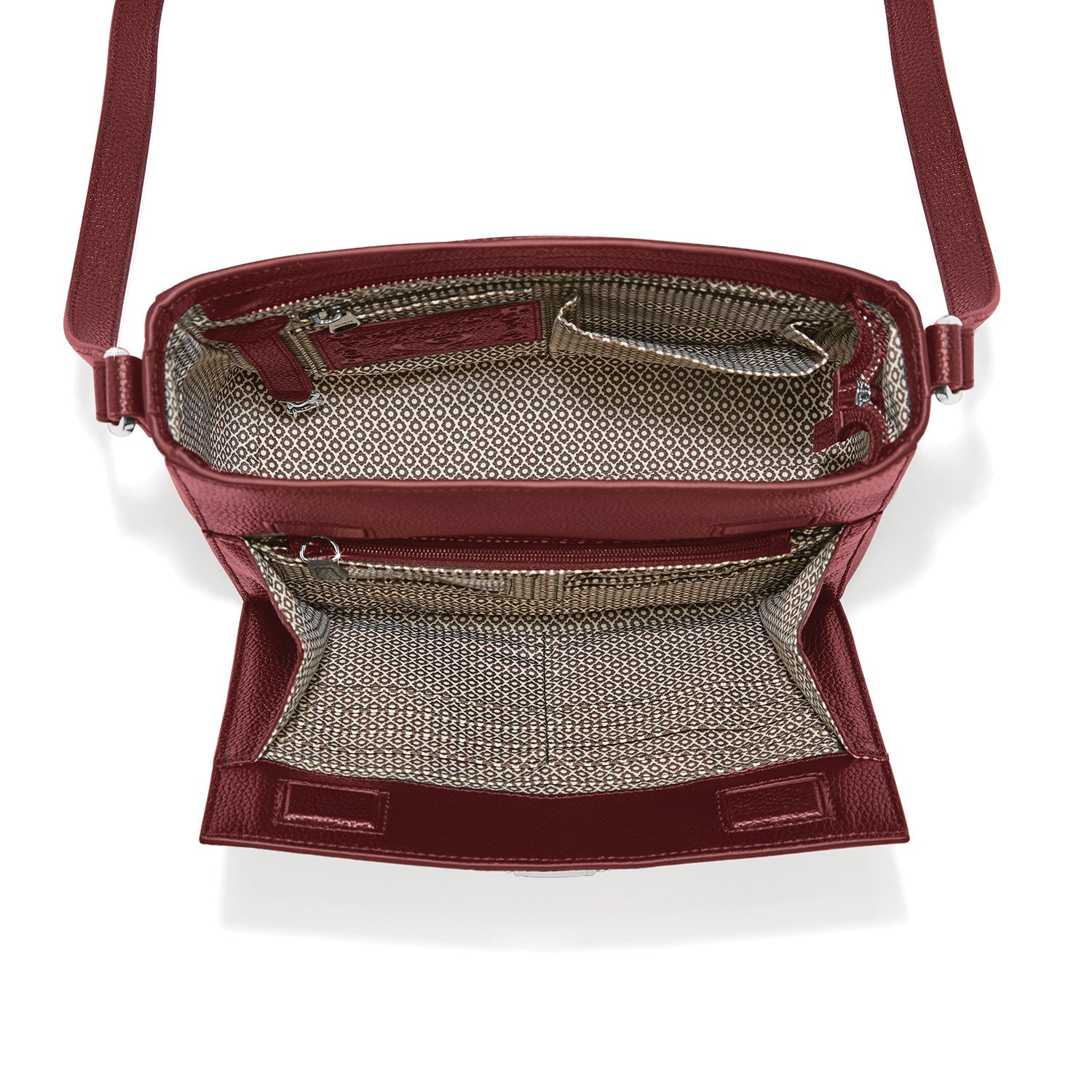 Brighton Clayton Organizer Bag – Garnet - Juli's Wearable Art