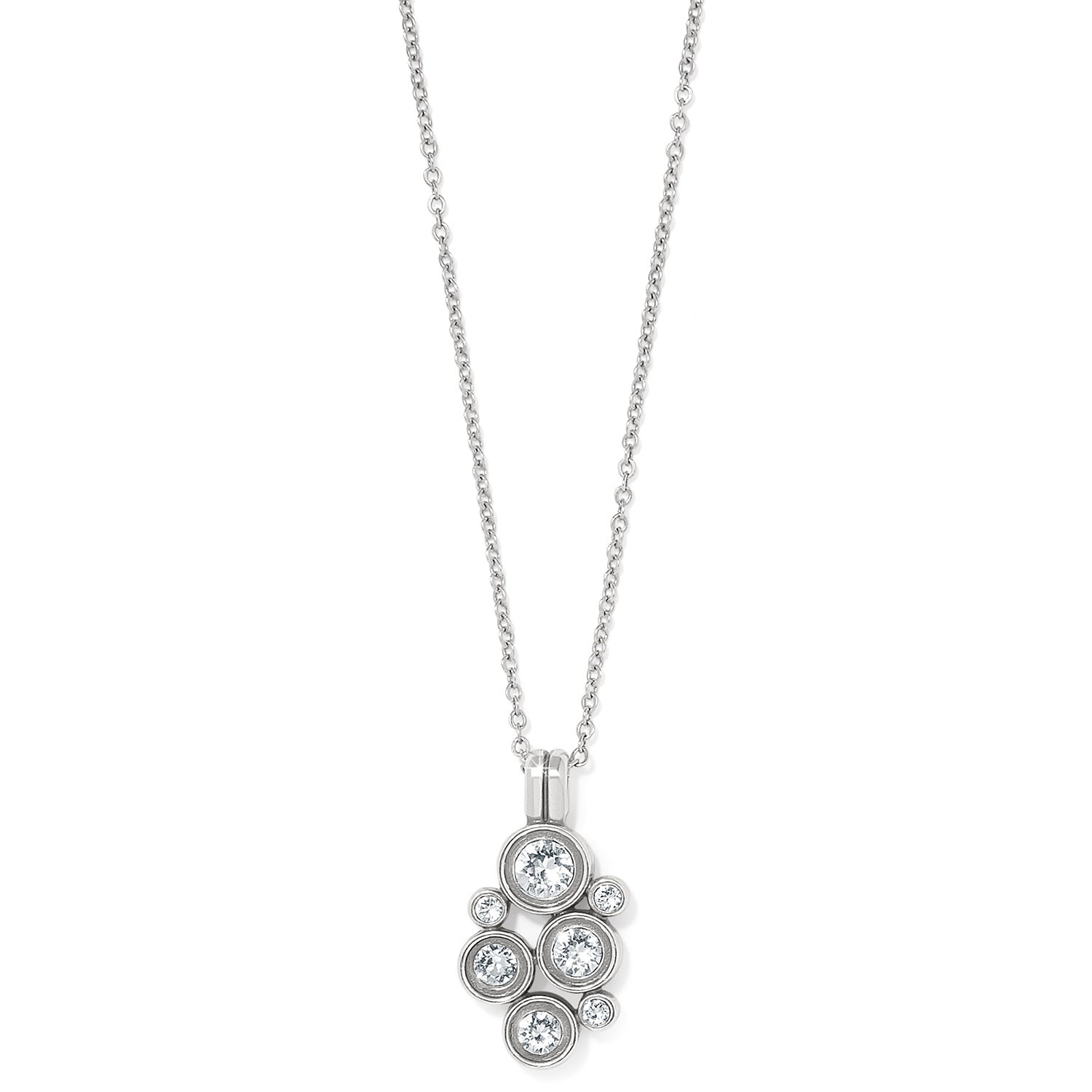 Brighton Constella Cluster Necklace - Silver - Juli's Wearable Art