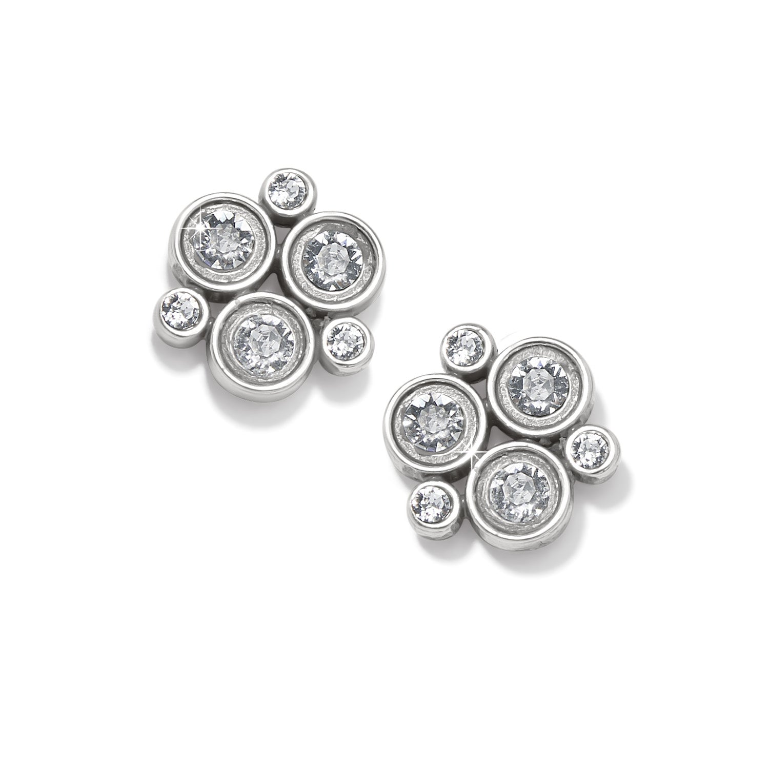 Brighton Constella Cluster Post Earrings - Silver - Juli's Wearable Art