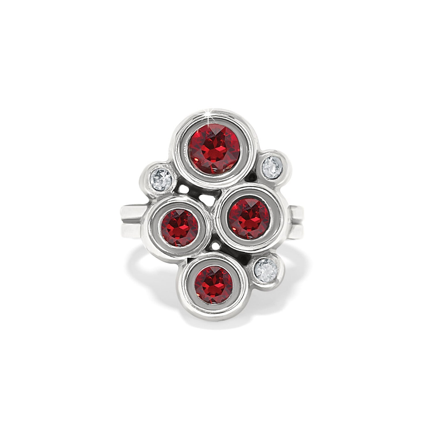 Brighton Constella Cluster Ring -Red