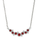 Brighton Constella Necklace - Silver & Red - Juli's Wearable Art