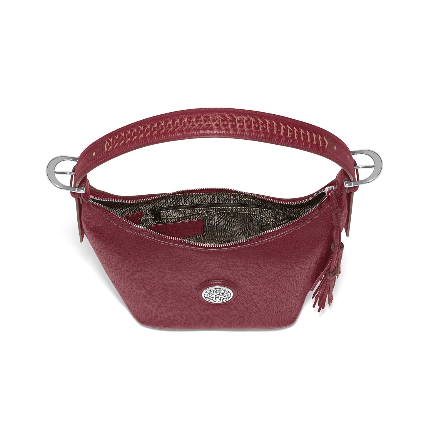 Brighton Contempo Cadiz Estelle Hobo – Sangria - Juli's Wearable Art