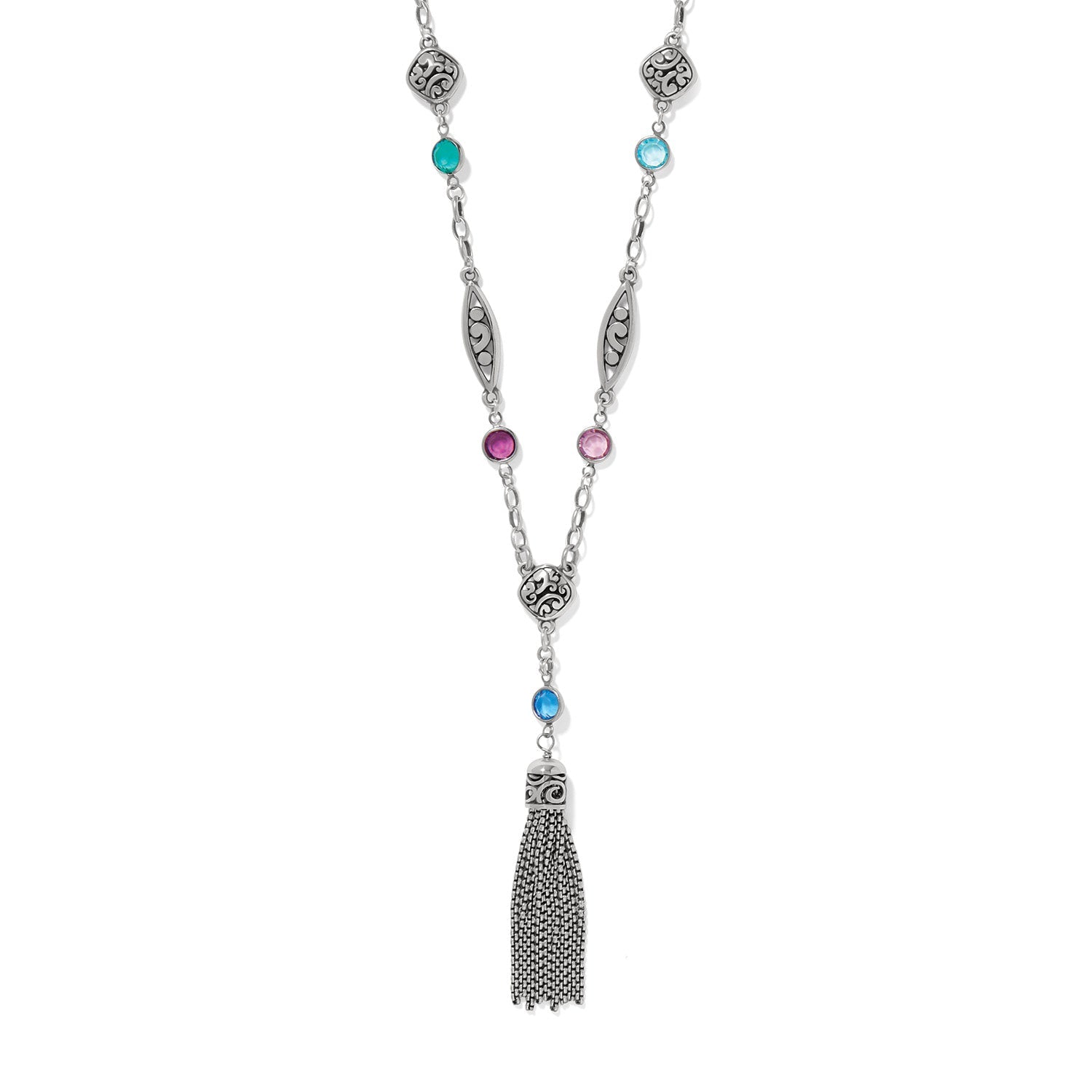 Brighton Contempo Color Gems Tassel Necklace - Juli's Wearable Art