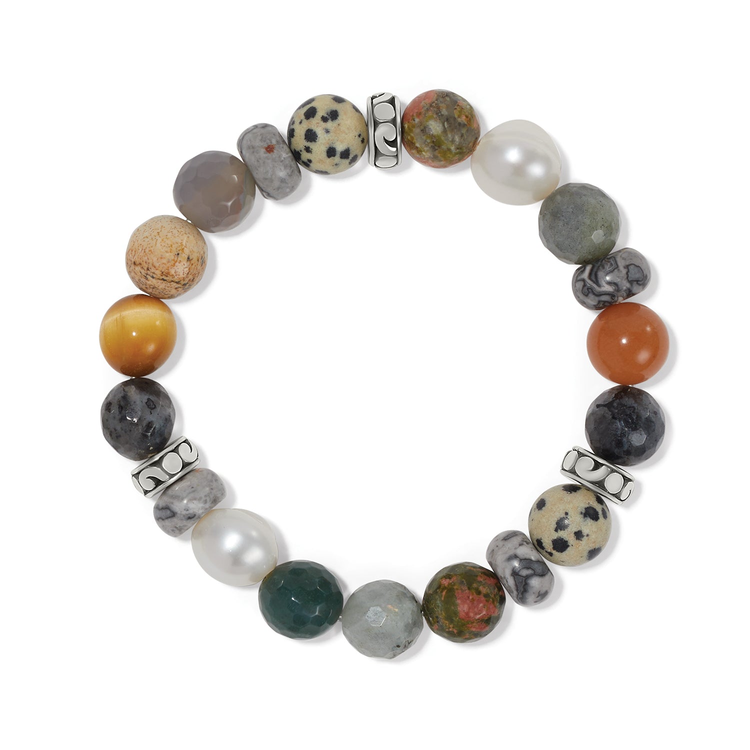 Brighton Contempo Desert Pearl Stretch Bracelet - Juli's Wearable Art