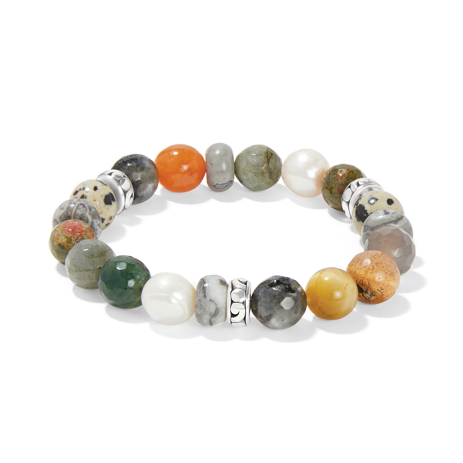 Brighton Contempo Desert Pearl Stretch Bracelet - Juli's Wearable Art